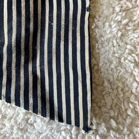 NWT BCBGMaxAzria Silk Black & Tan Dot Tank, Striped Accents, Bow in Back, Sz M - Picture 4 of 4